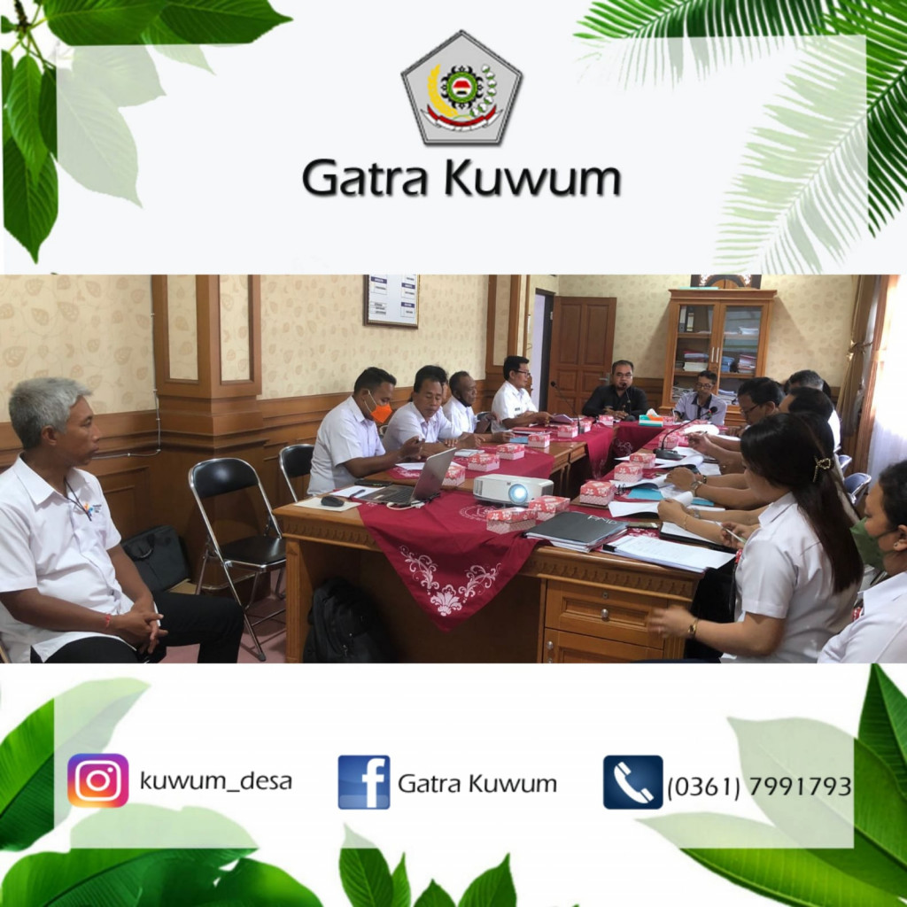 Verifikasi APBDes Perubahan di Desa Kuwum Tahun 2022